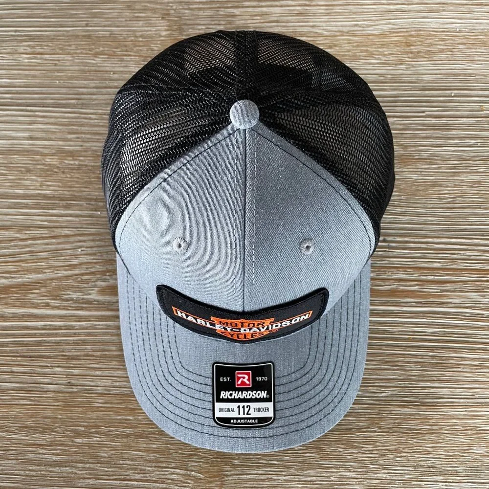 Harley Davidson Bar & Shield Patch Hat - Richardson 112 - Picture 5 of 8